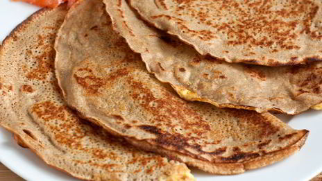 гречневые блинчики с яйцом