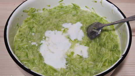 кабачковые блины на кефире