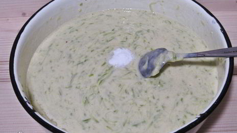 кабачковые блины на кефире