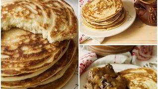 Мачанка — блины с мясной подливой