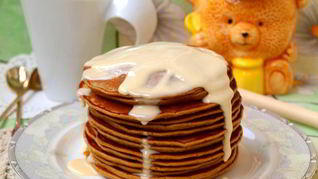 Медово-кофейные панкейки