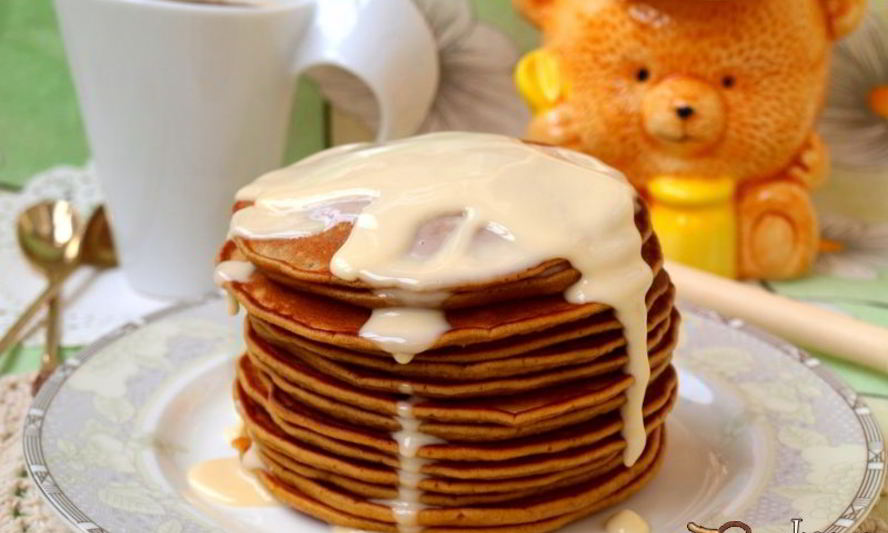 Рецепт медово-кофейные панкейки