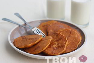 Морковные панкейки