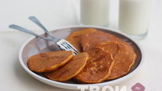 Морковные панкейки