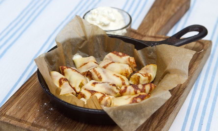 Рецепт налистники с творогом по-одесски