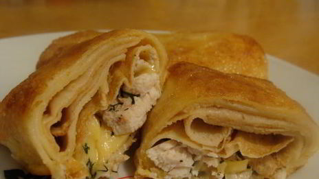 нежные куриные блинчики