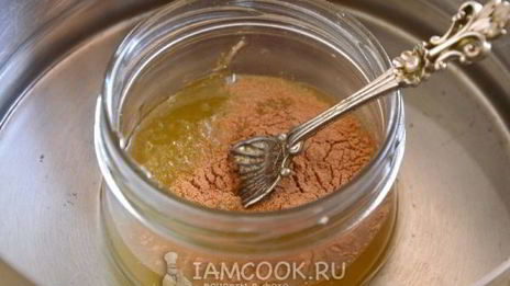 панкейки с медом и корицей