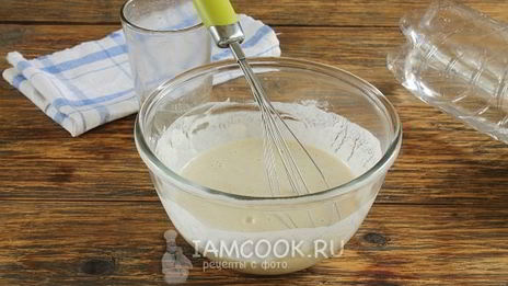 постные блины на минералке