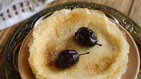 постные блины на минералке