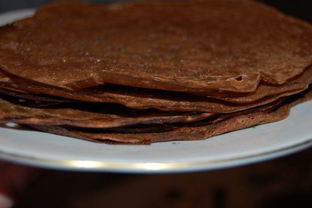 Шоколадные блины к Масленице