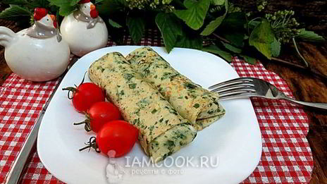 шпинатные блины с печенью