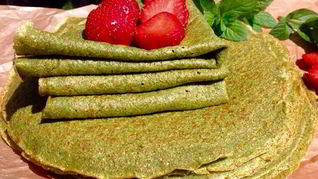 Шпинатные блины