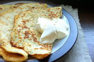 Сырно-картофельные блины