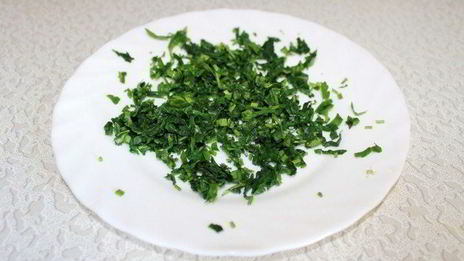 сырные блинчики с петрушкой