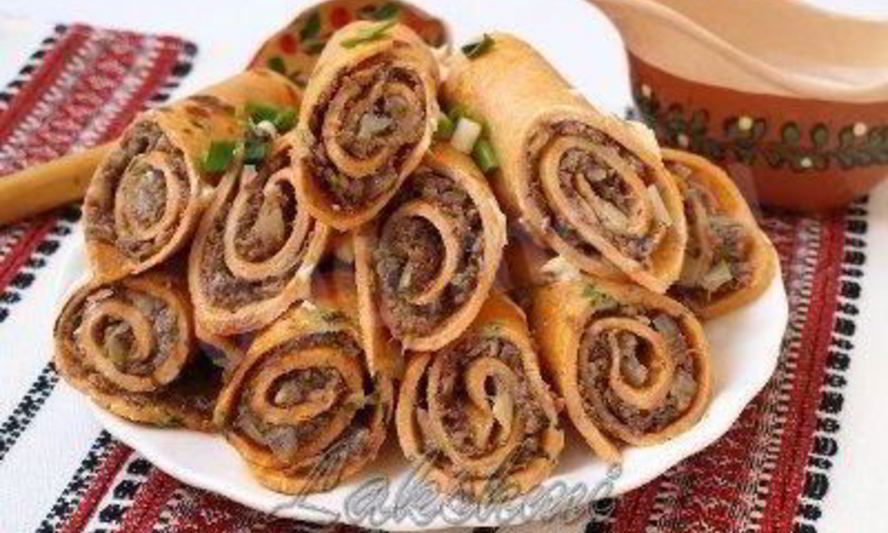 Рецепт томатные вкусные блинчики