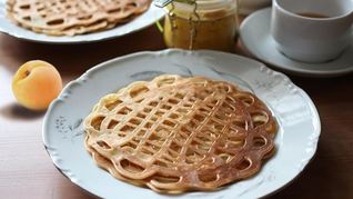 Тонкие ажурные блины на кипятке