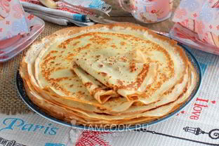 Тонкие блинчики