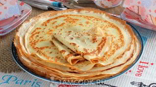 Тонкие блинчики