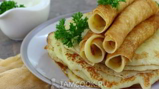 Тонкие картофельные блины