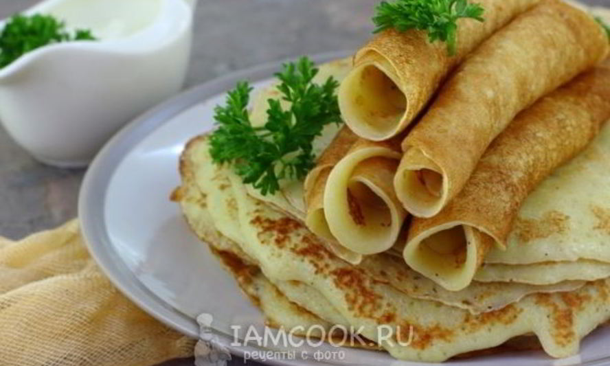 Рецепт тонкие картофельные блины