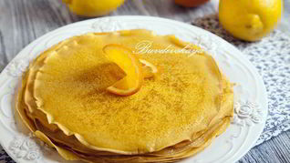 Тыквенно-лимонные блины