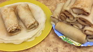 Вкусные блинчики на воде