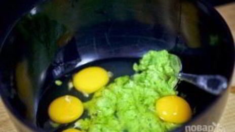 воздушные блинчики из кабачков с зеленью