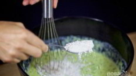 воздушные блинчики из кабачков с зеленью