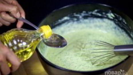 воздушные блинчики из кабачков с зеленью