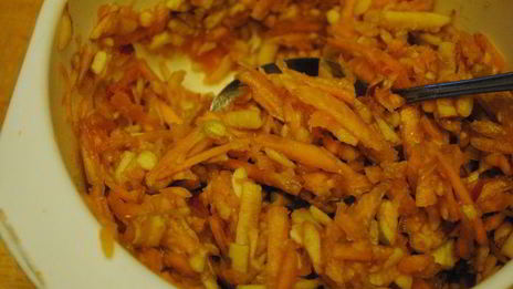 яблочно-бананово-тыквенные блинчики