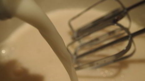 заварные блинчики с творогом и малиной