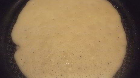 заварные блинчики с творогом и малиной