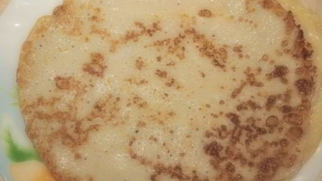 заварные блинчики с творогом и малиной