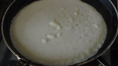 заварные блины на сгущенном молоке