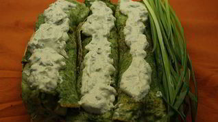 Зеленые блины