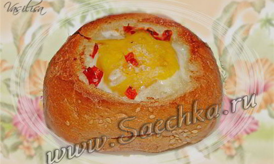 Рецепт булочка с яйцом