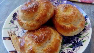 Булочки из творожного теста