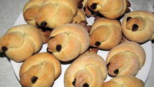 Булочки на кефире без дрожжей