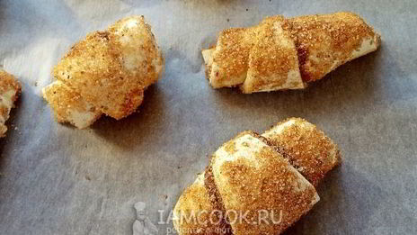 булочки с бананом и шоколадом