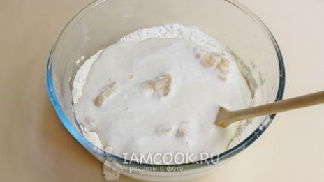 булочки с творогом в сметанной заливке