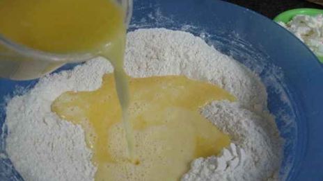 булочки с творогом