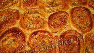 Булочки с яблоками