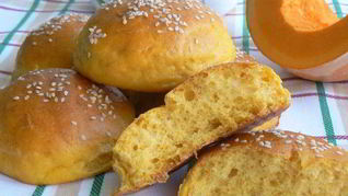 Булочки тыквенно-творожные