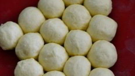 булочки в виде елки