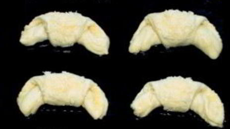 круассаны из дрожжевого теста