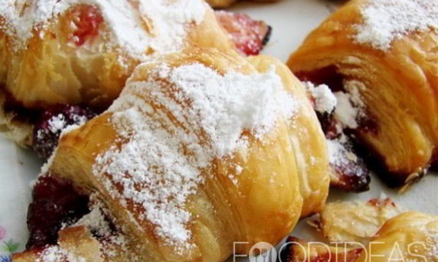 Рецепт круассаны с джемом