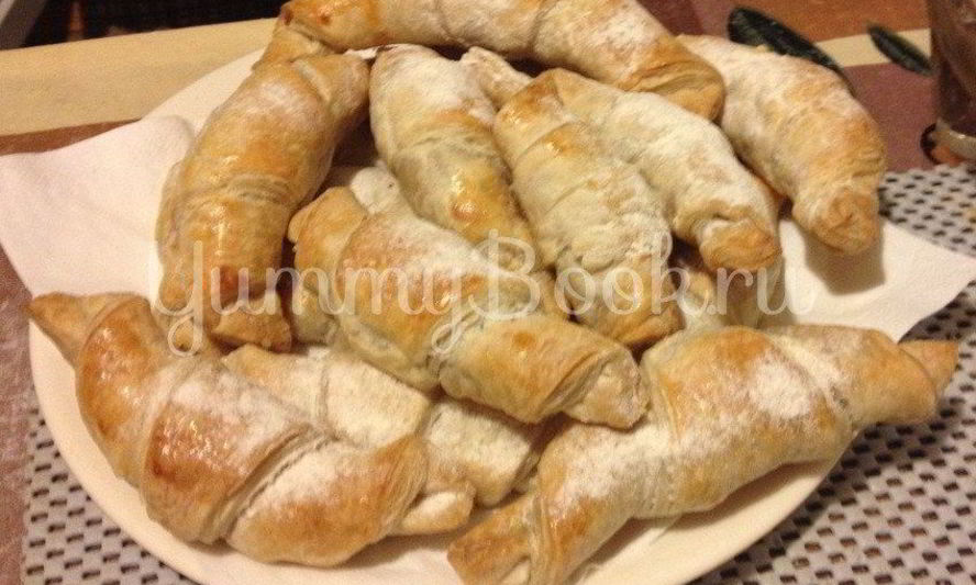 Рецепт круассаны с шоколадом и апельсиновой цедрой