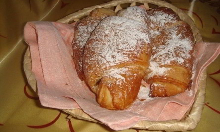 Рецепт круассаны с яблочным повидлом
