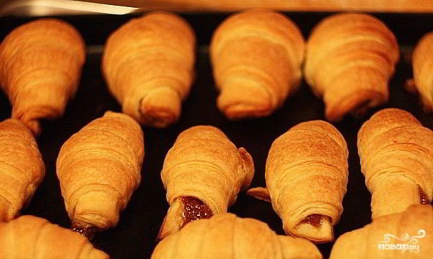 Рецепт круассанов со сгущенкого