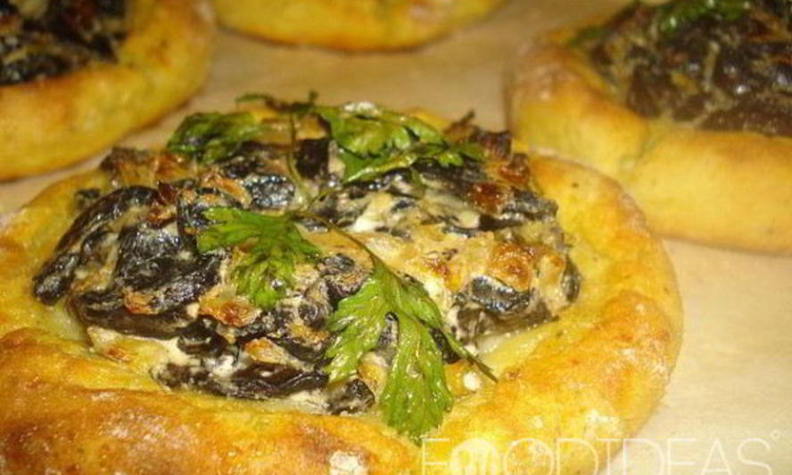 Рецепт мини-ватрушки с паштетом